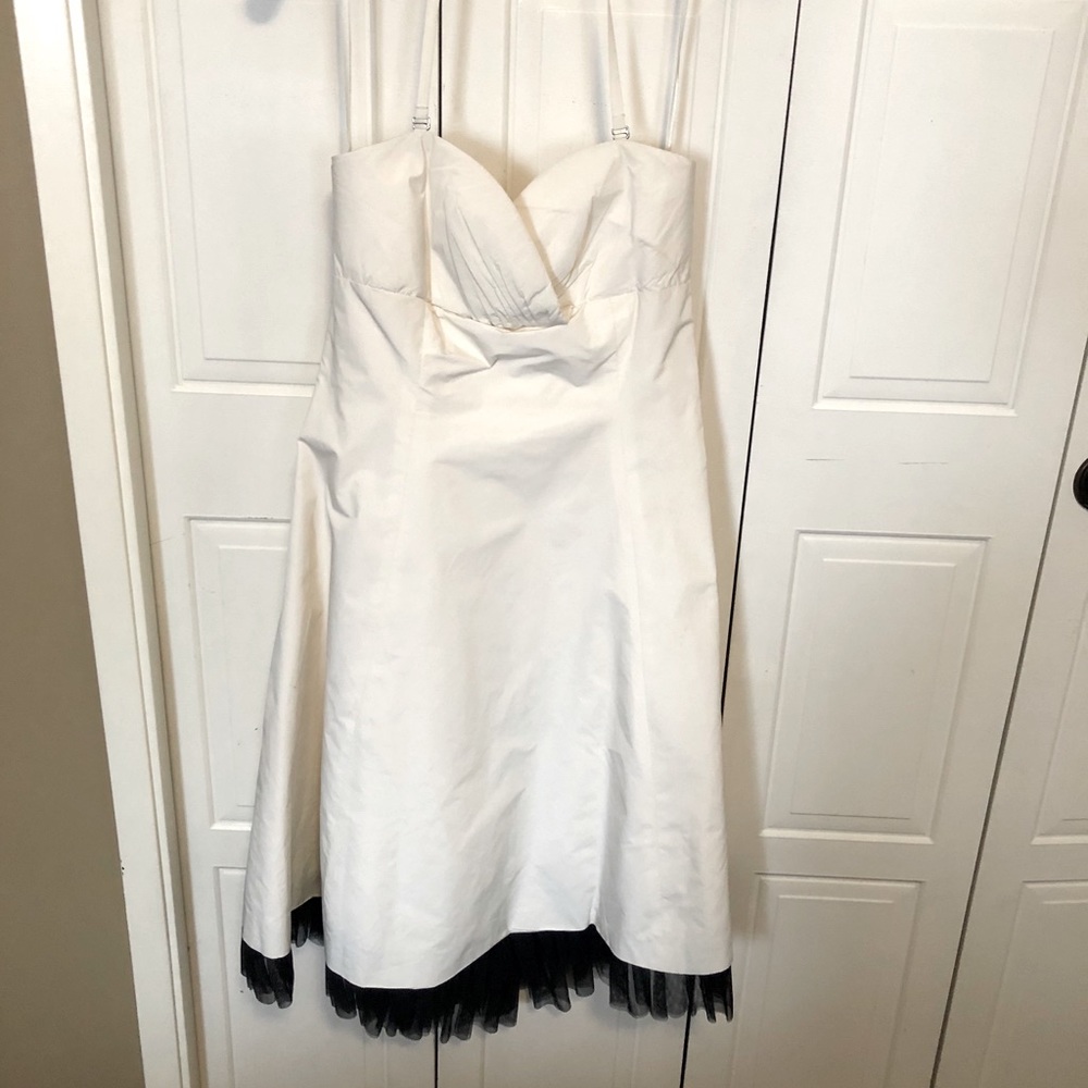NWT BCBG Strapless Taffeta Evening Dress